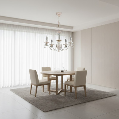 Lustre Lampe Luminaire Salon Cristal brillant neuf Espace intérieur
