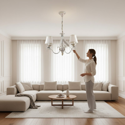Lampe de plafond Lustre Applique Lumière suspendue 50x62