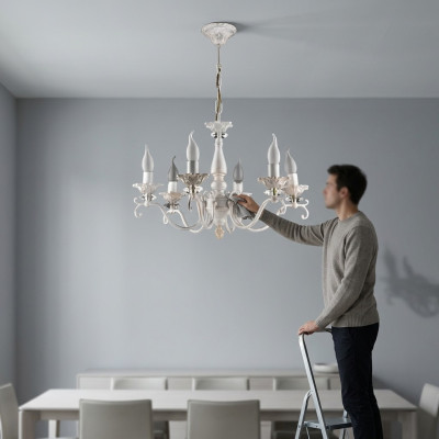 Lustre moderne Lustre moderne Lustre de luxe en cristal