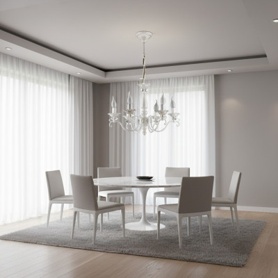 Lustre moderne Lustre moderne Lustre de luxe en cristal