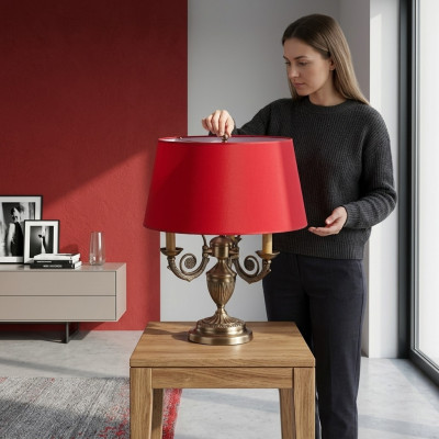 Lampe de table en métal pour la chambre est un bon choix stylé