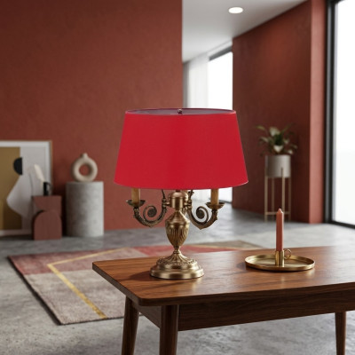 Lampe de table en métal pour la chambre est un bon choix stylé