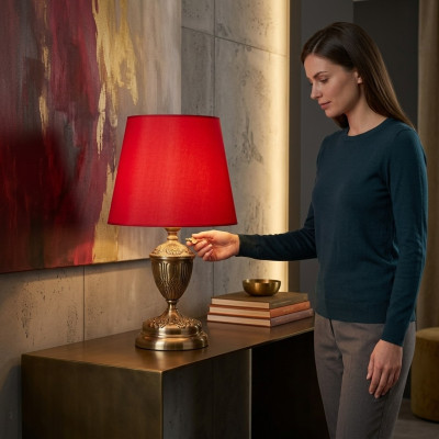 Lampe de table Dispositif d'éclairage Lampes de table Lampes Conception Lumières Lampe Table 27x48