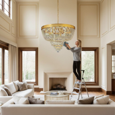 Luminaire Lampe Lampes rondes Plafonnier Lustre Lampes 60x55