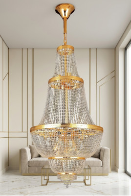 Lampe lumière suspendue Lustre Lampes Lampe en cristal Plafonnier 80x200