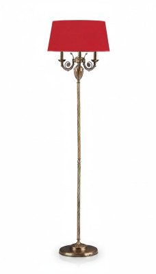 Lampe de sol rouge lustre de sol Lampe Luminaire Lustre or Lampes 50x173