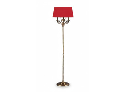 Lampe de sol rouge lustre de sol Lampe Luminaire Lustre or Lampes 50x173