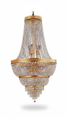 Lampe, suspension, lustre, lampe en cristal, plafonnier, lampes 60x135.