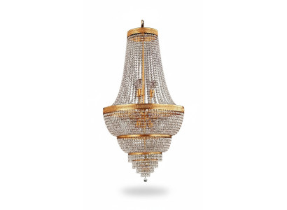 Lampe, suspension, lustre, lampe en cristal, plafonnier, lampes 60x135.