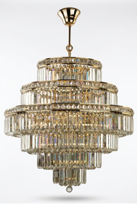 Lampe lumière suspendue Lustre Plafonnier Lampes lampe en cristal 80x105