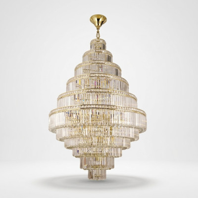 Lustre Lampe Suspendue Lampes en Cristal Lampe de Plafond 120x140