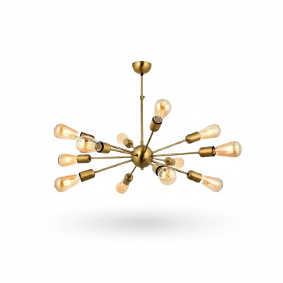 Lustre de plafond chic Salon en matériaux brillants Luminaire Luminaires