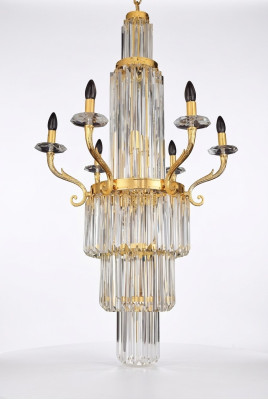 Lustre de luxe de plafonnier de lumière de suspension moderne de lustre de plafond