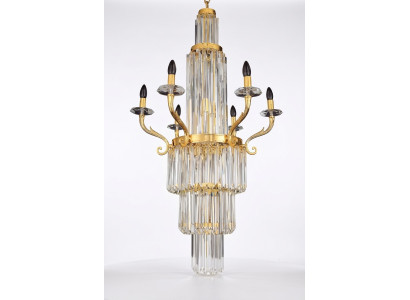 Lustre de luxe de plafonnier de lumière de suspension moderne de lustre de plafond
