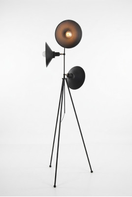 Lampe sur pied salon moderne neuve 150 cm noire de luxe pour intérieur