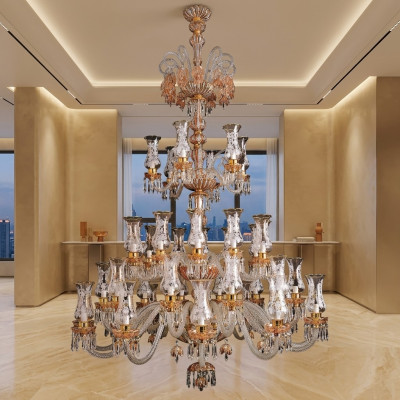Lustre Luminaire suspendu moderne Lustre dans le salon de luxe moderne