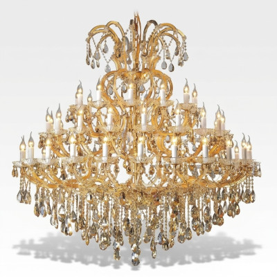 Lustre en cristal de luxe de qualité neuf pour le salon