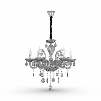 Lustre pour le salon intérieur en cristal étincelant neuf.