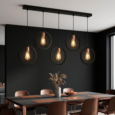 Lustre de plafond intérieur en verre de luxe Maison 70x90 Style Salle de séjour