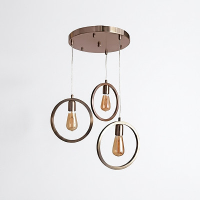 Lustre de plafond Un style de luxe moderne pour salon en chrome mat.