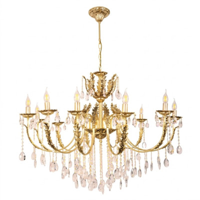 Luminaire suspendu Lustre Lampe Lampes Lampe en cristal Plafonnier 113x140