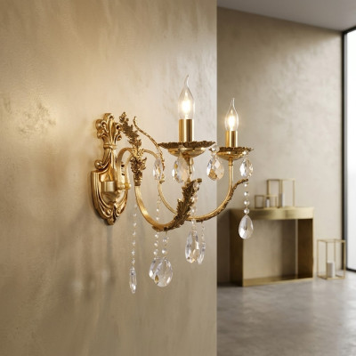Applique murale lumière intérieure pour maison nouvelle chambre cristal couloir