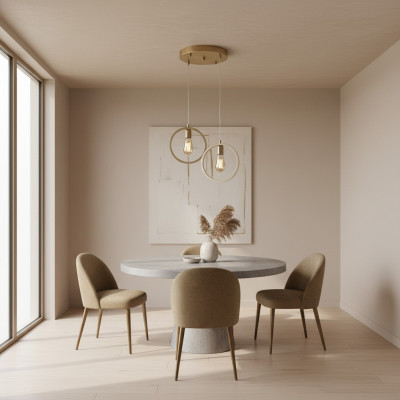 Luminaire Lustre Suspension Salon Luxe Lampe Éclairage Plafonnier