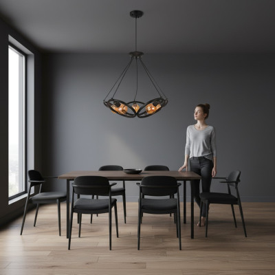 Lampe de plafond Une belle lampe pour le salon ou la chambre nouveau Noir
