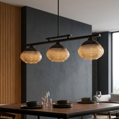 Plafonnier pour cuisine ou salon Luminaire de luxe au design moderne