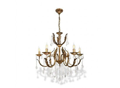 Lampe lustre en cristal Suspension lumineuse Plafonnier Lampes 73x110
