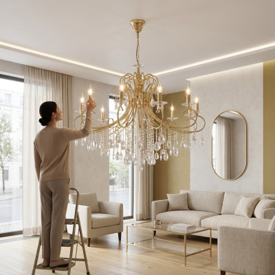 Lampe de plafond Lumière de plafond Lampe Lumière Luminaire Éclairage Salon 105x100 Lampes