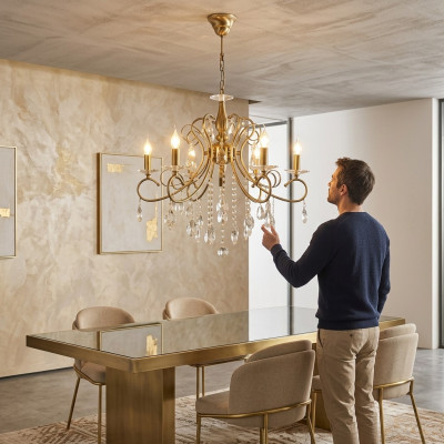 Lustre Plafonnier Luminaires encastrés Lampes Lumière suspendue 70x90