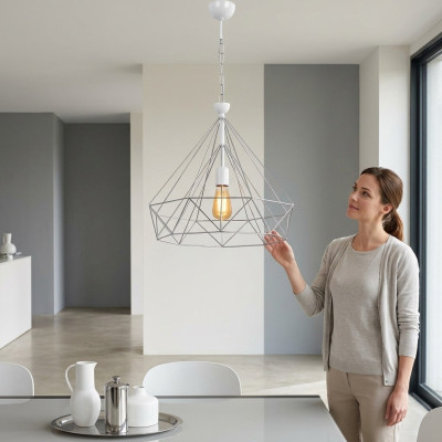 Lampe de plafond Lumière de plafond Lampe Luminaire Éclairage Salon 45x80 Lampes