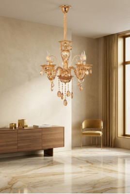 Lustre Moderne de luxe Luminaire suspendu Plafonnier Lustre en cristal