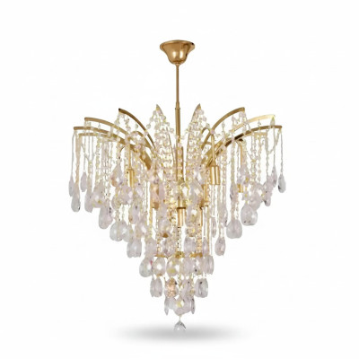 lustre en cristal exclusif pour une ambiance de salon élégante