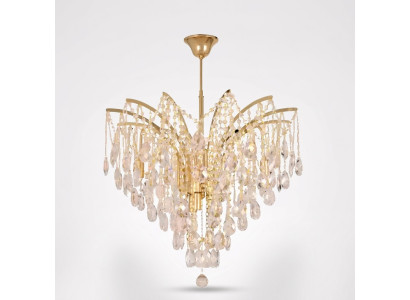 Chic lustre en cristal pour un éclairage de design exclusif de la salle de séjour