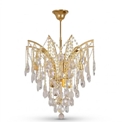 Lustre en cristal Lampe de plafond Luminaires Lampe en métal Plafonnier
