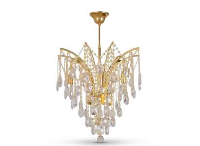 Lustre en cristal Lampe de plafond Luminaires Lampe en métal Plafonnier