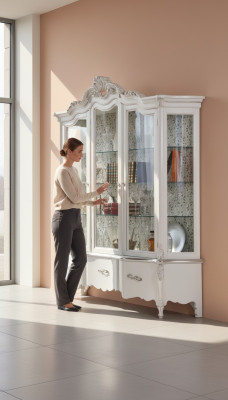 Vitrine en bois de luxe Design Buffet Meubles italiens blancs