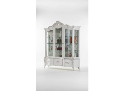 Vitrine en bois de luxe Design Buffet Meubles italiens blancs