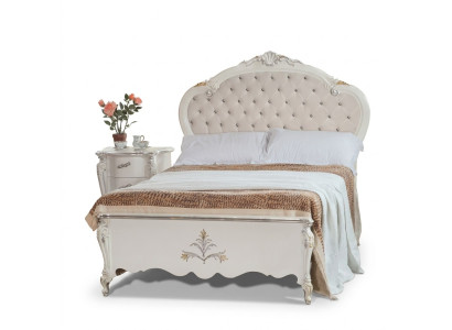 Lit design 120x200 cm Chesterfield Lit en bois Lits Chambre d'hôtel Mariage