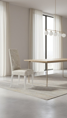 Chaise de salle à manger fauteuil de luxe classique Chaise en bois Chaises de style italien