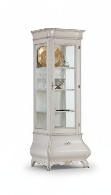 Luxe Armoire en Bois de Conception Vitrine Blanche Meuble Italien Armoires de Luxe