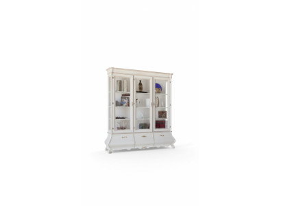 Vitrine en bois Armoires de luxe Classiques Buffet Meubles italiens 185x50cm