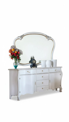 Buffet Miroir Buffet Buffet Bois Design Mobilier Style Commode