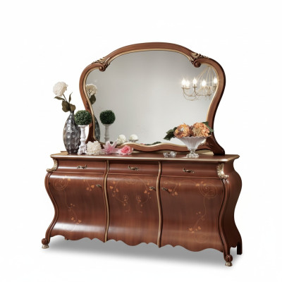 Commode avec miroir, consoles de meuble Commodes avec ensemble de tiroirs, 2 pièces