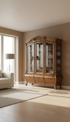 Luxueux bois Vitrine Buffet Design Armoires Marron Mobilier Italien