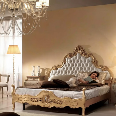 Conception de matelas de lit Lits d'hôtel 180x200 de luxe Chesterfield double