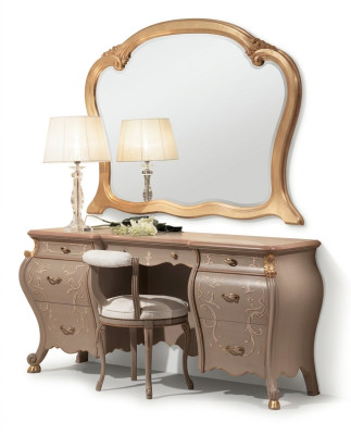 Coiffeuse Set Console Miroir Ensemble de meubles de chambre à coucher Design