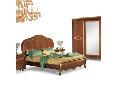 Literie de lit classique Lit double Bois Lits d'hôtel Literie de chambre